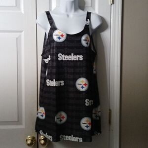Pittsburg Steelers sleeveless logo shirt Sz S NWOT